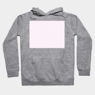 Pink heart shape pattern, and landscape white background Hoodie